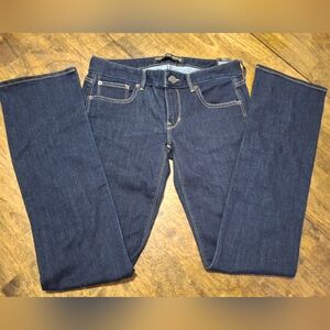 Express Women's Dark Blue Boot Cut Jeans Size 4R.